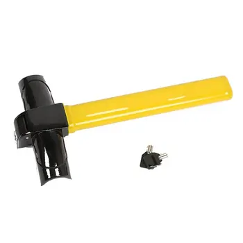 

Car Anti Theft Lock Steering Wheel Steel Cylinder Key Solid Durable Heavy T-type Steering Wheel Lock