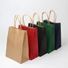 10 Pcs Kraft Paper Gift Bags Wholesale Blank Custom Printed Recyclable Shopping Bags for Cosmetic Wedding Candy Grocery 1