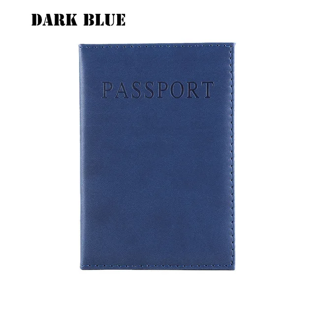 Dark blue Цветная мраморная стильная обложка для паспорта, водонепроницаемая обложка для паспорта, Дорожный Чехол, Обложка для паспорта, высокое качество, пакет для паспорта - Цвет: Dark blue