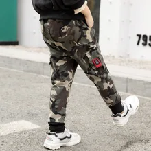 Нижнее белье для мальчиков из спецодежды и камуфляжных шортиков осень стиль боковых кромок карман камуфляжные повседневные штаны в Корейском стиле-Стиль, крутая мода