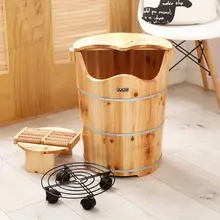 45cm high bend cedar foot bath barrel tub foot bath barrel foot bath barrel foot bath wooden barrel 