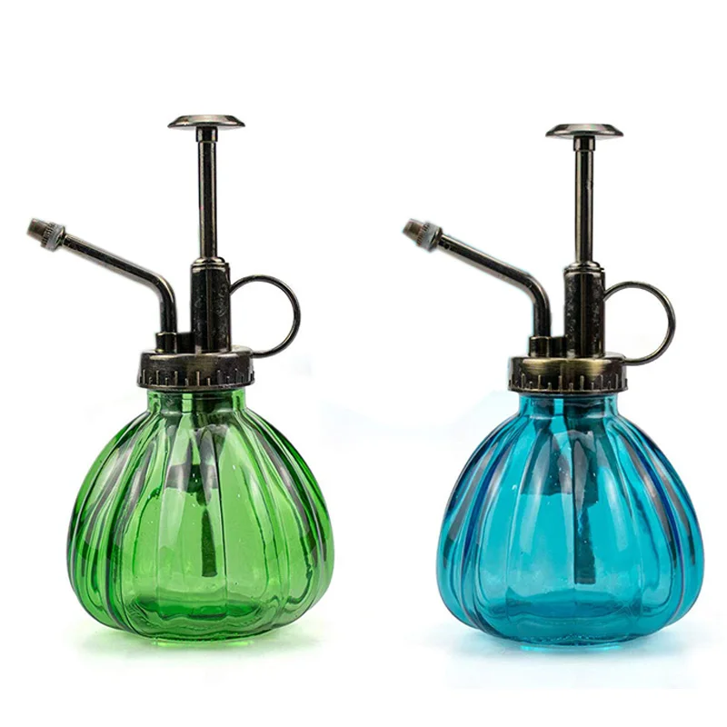 Plant Mister, 2 Pack Vintage Style Decorative Water Spray Bottle with Top Pump for Plants Indoor Potted Plants Terrariums Flower