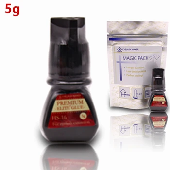 

1pcs 5ml Korea HS-16 Glue for Eyelash Extensions HS Elite Plus 1-2sec Dry Time Last 7-8Weeks Eyelash Extensions Adhesive Longer