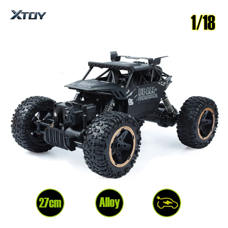 

1:18 RC Car 2.4G 4WD Alloy Buggy Model RC Rock Climbing Car Bigfoot Racing Car Clamber Drift Off-Road 4X4 Drive Vehicle Boys Toy