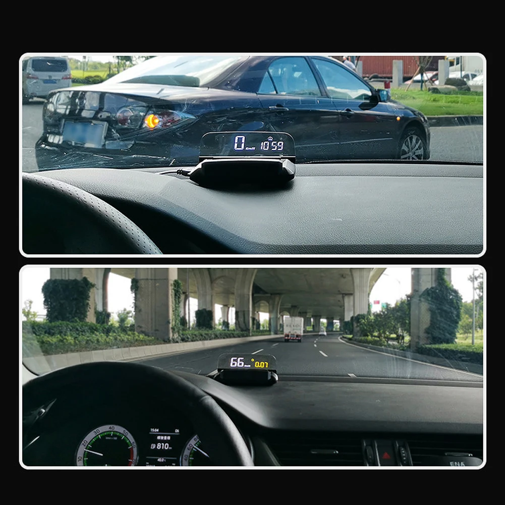 L3 HUD автомобиль Дисплей OBD2 спидометр автомобиля GPS головой вверх проектор