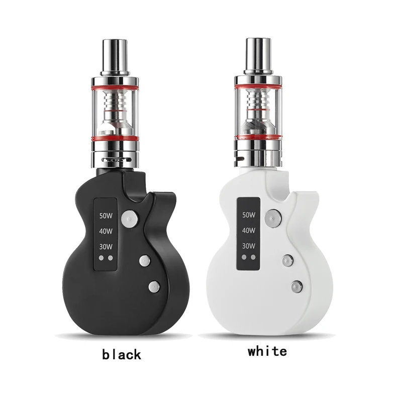 

New Original Guitar Mini Box Mod Vape Starter Kit portable guitar 2ml Tank vaporizer Electronic cigarette vaper 1150mah battery