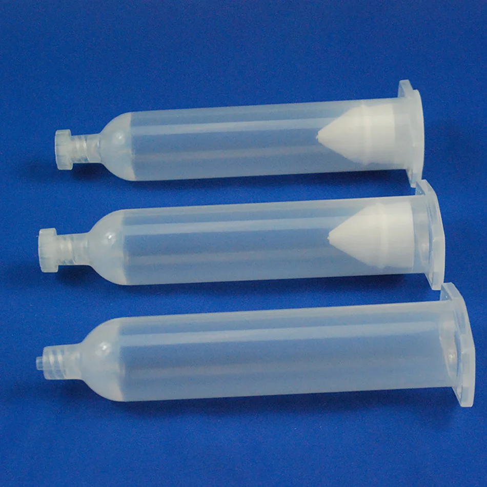 Plastic Industrial Syringe 5CC 10CC 30CC 50CC 70CC Glue Dispensing Barrels Stopper Dispensing Needle Tips Japan Type