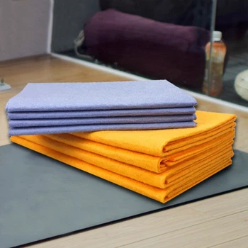 

WSFS Hot 8PCS High Efficient Anti-grease Bamboo Fiber Dish Cloth Washing Towel Absorbent dishwashing Kitchen Cleaning Wiping Rag