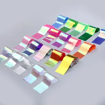 

1 Set Shiny Aurora AB Effect Reflective Mirror Paper Epoxy Resin Jewelry Fillers