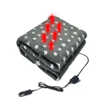 Электрический автомобиль Одеяло с подогревом 12V флис дорожный плед зимние поход