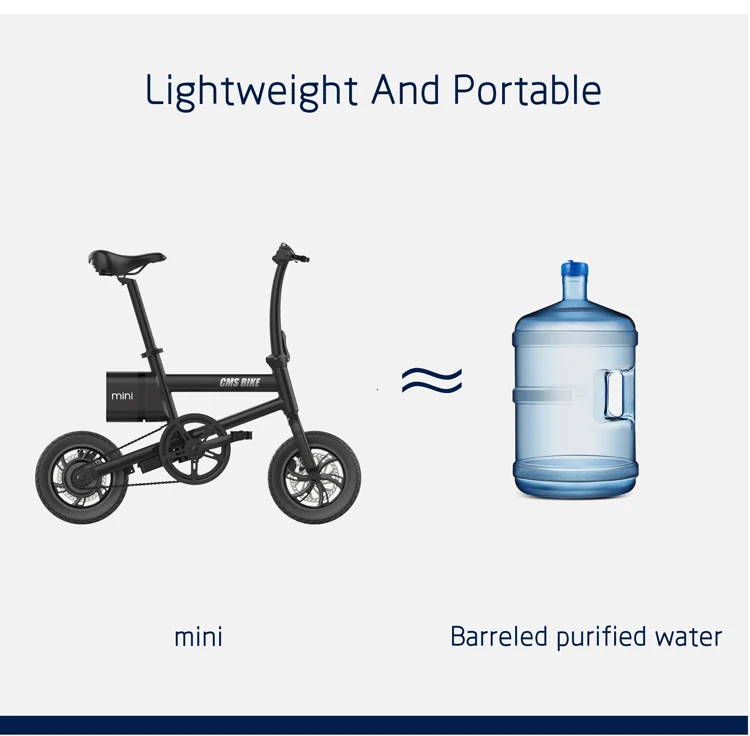 CMS-MINI 12 дюймов литиевая батарея работает складной электровелосипед для электрического велосипеда
