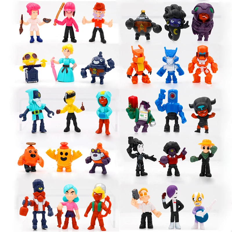 38pcs Lot Brawl Star Figure Toys Amine Game Poco Shelly Nita Colt Jessie Brock Collectiable Block Action Figure Model Toy Buy At The Price Of 8 79 In Aliexpress Com Imall Com - brawl stars poco pro gameplay