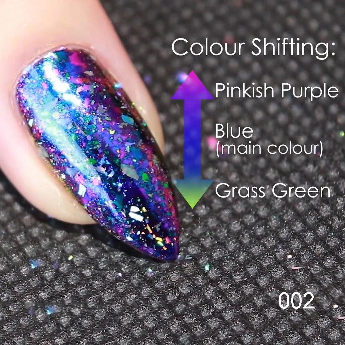 Kaufen BeautyBigBang 0,2g Chameleon Nail art Glitter Unregelmäßigen Flakies Pulver Korallen Farbe Pailletten Maniküre Dekorationen Nagel Paillette