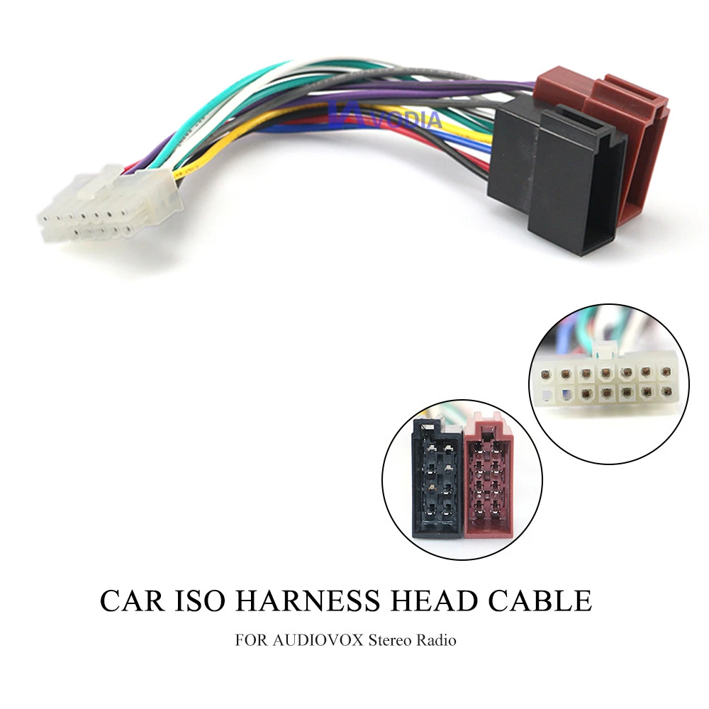 Arnés de para coche, adaptador de cable de Radio, autoestéreo, instalación de AUDIOVOX, AEG, CLATRON, 15 111|Cables, adaptadores y enchufes| - AliExpress