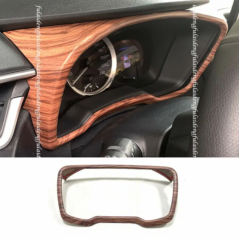 

For Toyota Corolla 2019-2021 Wood Grain Inner Dashboard Decor Strip Moulding Cover Trim Car Accessories