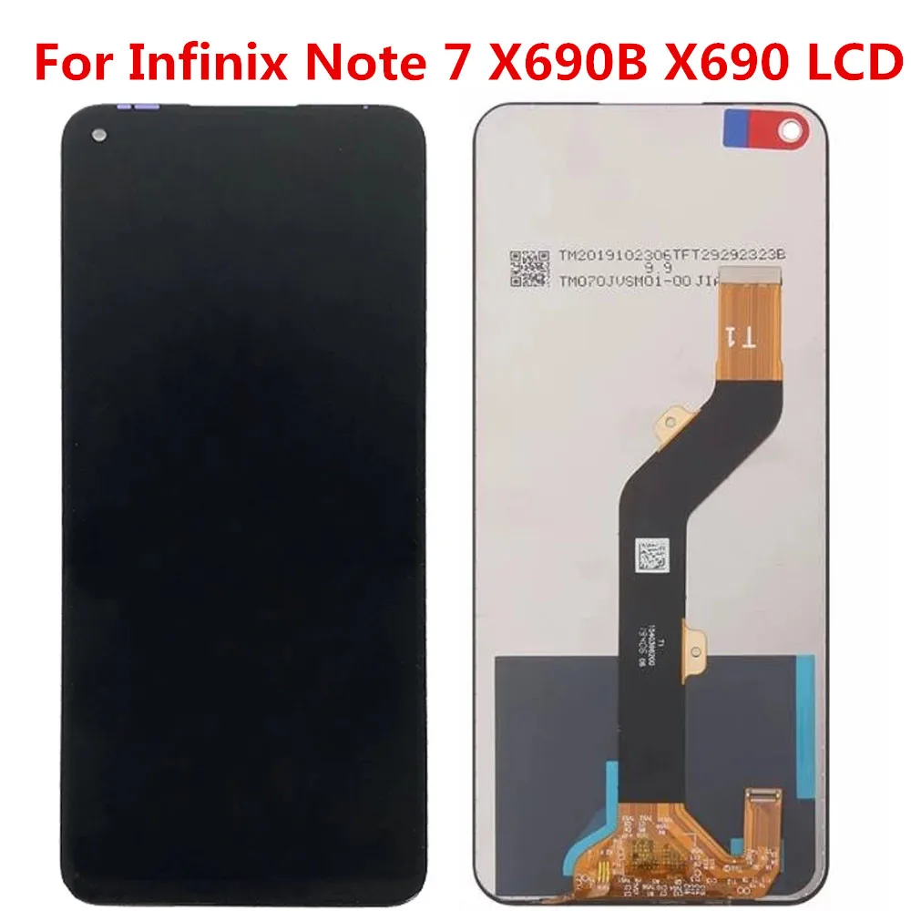 

Original For INFINIX X690 X690B ​LCD Display Touch Screen Assembly Repair Parts For Infinix note7 Touch Screen For tecno Note 7