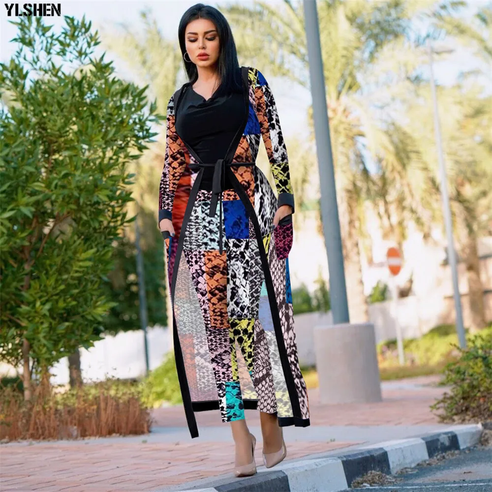 Print African Dresses for Women 2 Piece Set Dashiki Plus Size African Clothes Africa Clothing Pants Suit Bazin Robe Africaine 13