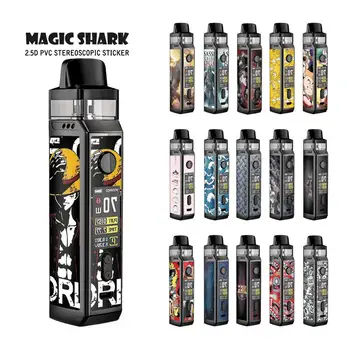 

Magic Shark One Piece Dragon Ball Crayon Shinchan Star Sky Batman Weave 2.5D Sitcker Film Case for Voopoo Vinci X
