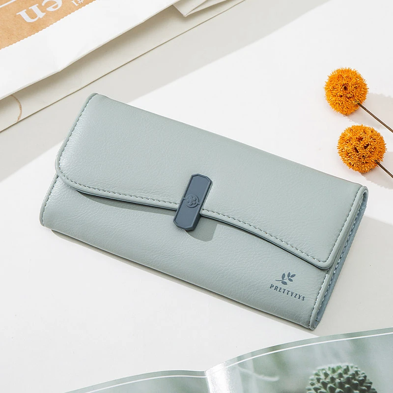 Carteras y monederos gran capacidad para mujer, cartera femenina de gran capacidad, con muchos compartimentos, tarjetero de mano, a la moda, nuevas|Carteras| - AliExpress