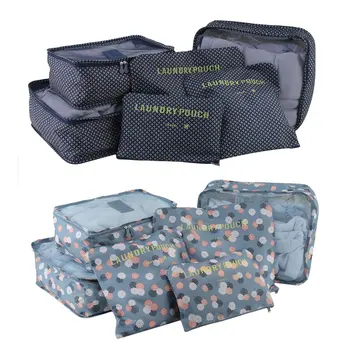

6Pcs Set Travel Bag Household Home Luggage Shoes Clothing Underwear Cosmetic Makeup Packing Toiletry Storage Box