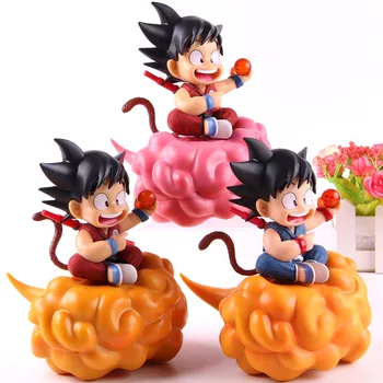 

Dragon Ball Z Kid Child Son Goku on Somersault Cloud Gokou Figures PVC Anime Cartoon Figure Collectible Model Toy Anime Toys