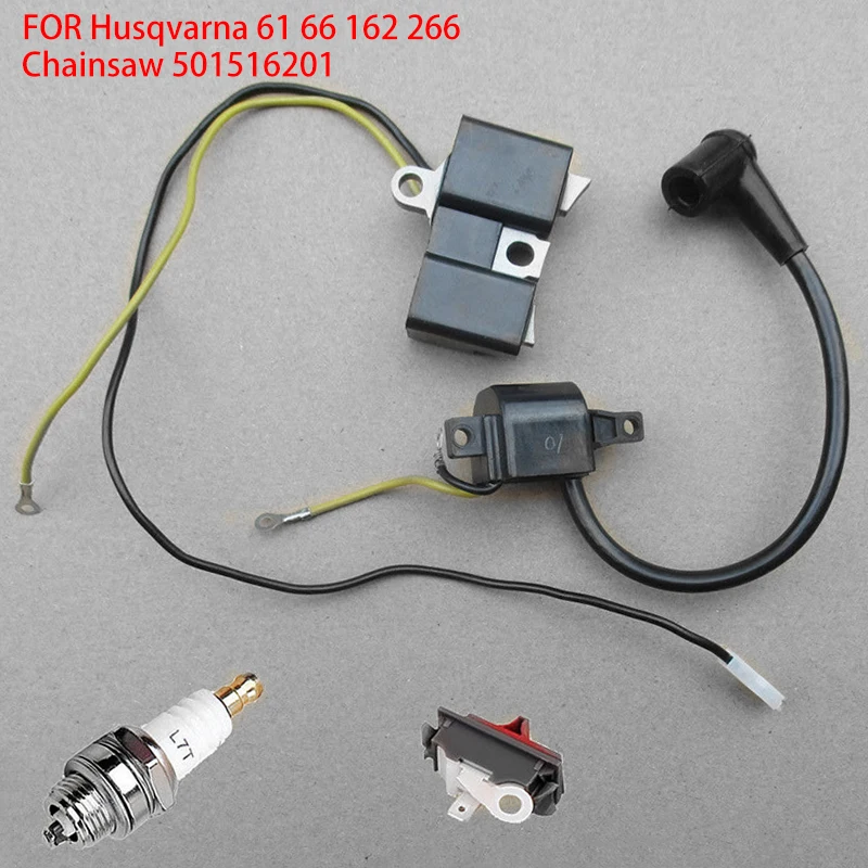 OEM Ignition Coil Module Kit For Husqvarna 61 66 162 266 Chainsaw 501516201 