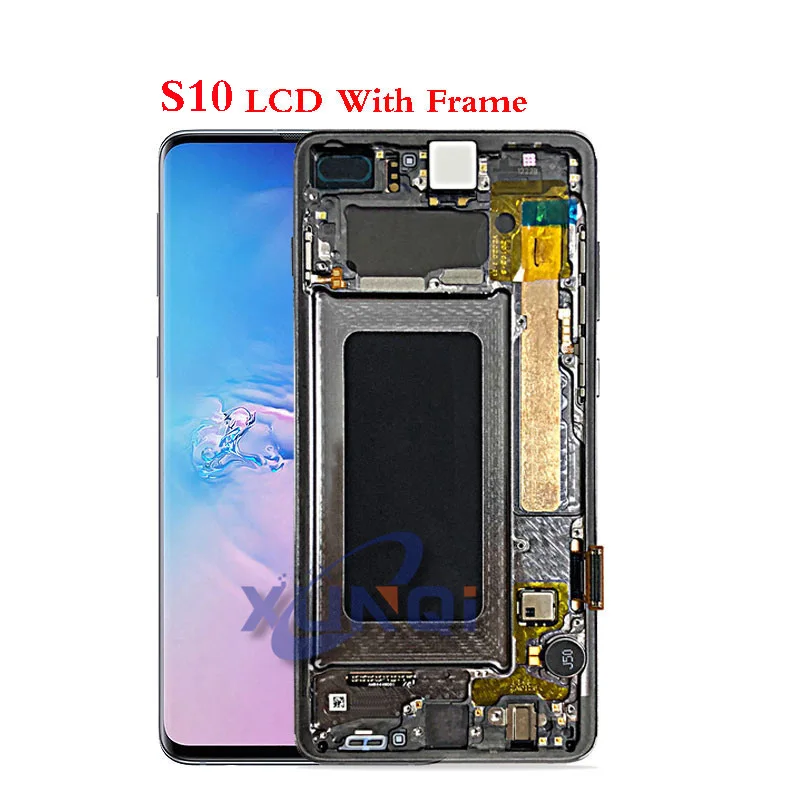 AMOLED S10 lcd для SAMSUNG Galaxy S10 G973F/DS G973F G973 S10 Plus G975 G975F G975F/DS сенсорный экран дигитайзер