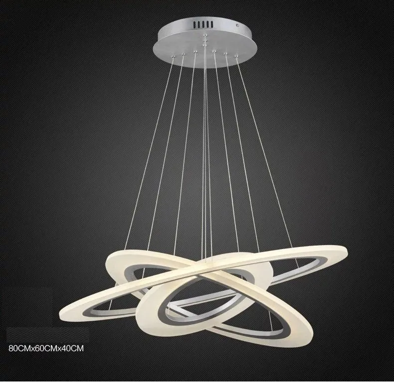 

LED circle chandelier lights Luxury Modern chandelier for living room Cristal Lustre Chandelier Lighting white sliver 110V 220V