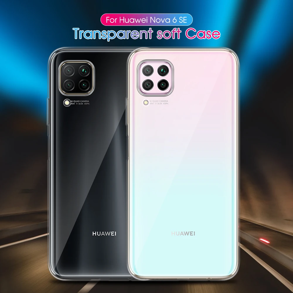 Роскошный мягкий прозрачный чехол для huawei Nova 6E 6 5G 5T V30 Pro защитный из ТПУ Honor 20 Lite |
