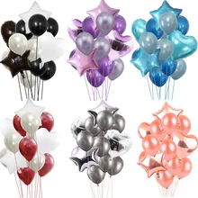14Pcs 12Inch /18Inch Heart Star Shape Balloon Proposal Engagement Wedding Birthday Party Decoration Supplies