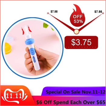 

Dropshipping Ear Wax Vac Vacuum Ear Cleaner Machine Electronic Cleaning Ear Wax Remove Removes Earpick
