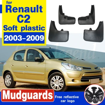 

Mudflaps Mud Flaps Splash Guards Mudguards For Citroen C2 2003-2009 Fender Car Front Rear wheel Accessories 2004 2006 2008