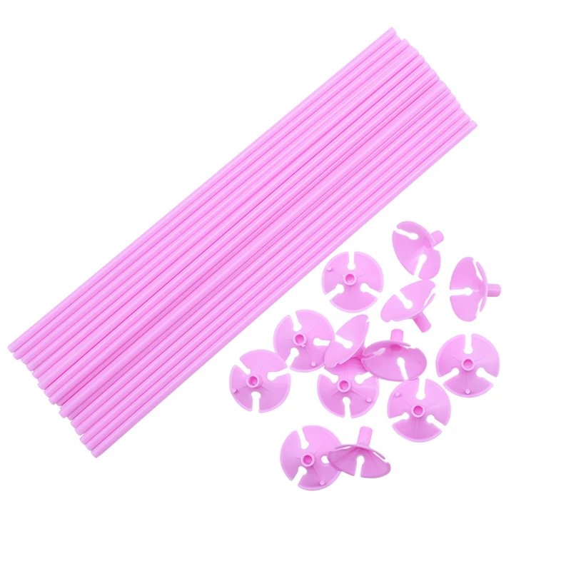 30cm White Balloon Sticks with Cups 5