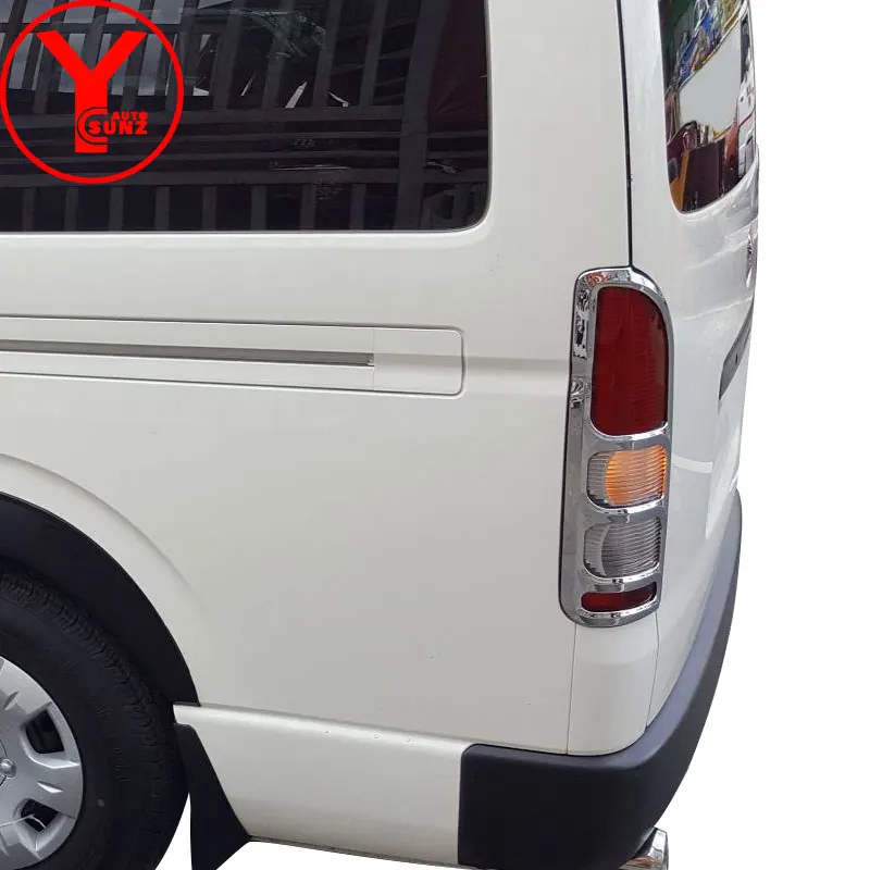 YCSUNZ 2005- abs хромированный задний светильник, крышка для автомобильных деталей, аксессуары для Противотуманные фары для Toyota Hiace Commuter van 2008 2009 2010 2012