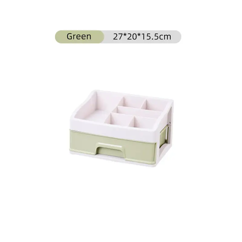 Large Cosmetic Makeup Drawers Storage Rack Box Skin Care Dressing Table Home School Desktop Jewelry Organizer Women Nail Casket - Цвет: 10