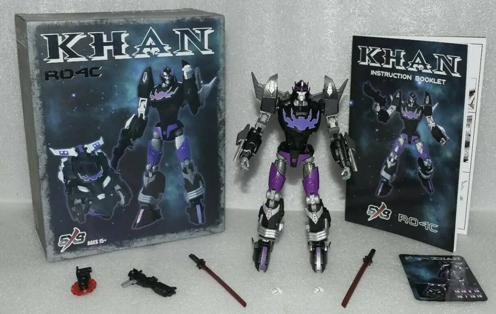 

Transformation SXS R04C Hot Flame IDW KHAN,In stock!