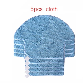 

5pcs/lot High quality chuwi ilife Robot Vacuum Cleaner MOP Cloths for ILIFE V7S Replacement Mop Cleaning Robot Vacuum Cleaner