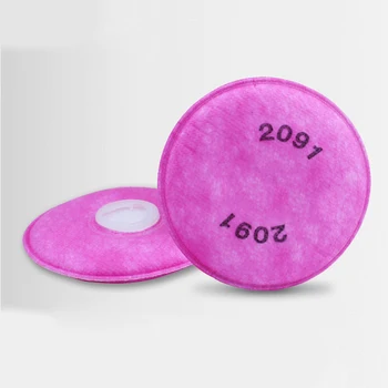 

2pcs 2091 Filter Cotton NIOSH P100 Particulate Filters For 6000 6300 7502 6800 Face Protector Durable New