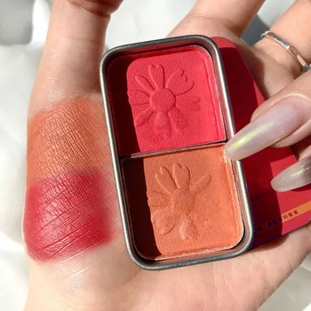 

Fashion Women Long Lasting Waterproof Matte Pearlescent Glitter Double Colors Eyeshadow Pigment Charm Eye Makeup Cosmetics TSLM1