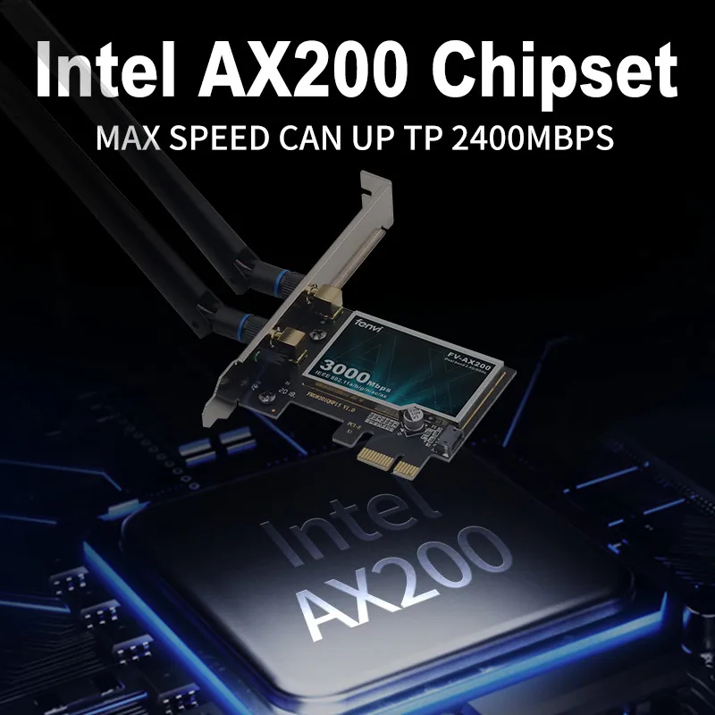 2974Mbps WiFi6 AX200 PCIE WiFi Card Adapter Bluetooth5.2 Dual Band  2.4G/5Ghz 802.11AX Wireless Adapter For Pc Desktop Windows 10 - AliExpress