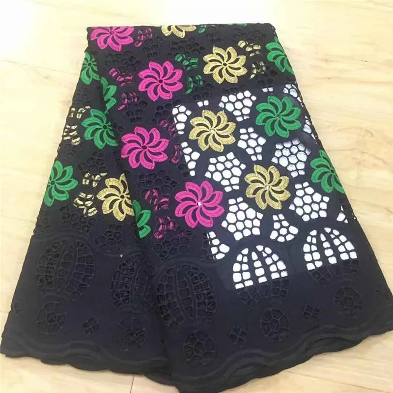 

5 Swiss lace fabric 2019 Dubai heavy beaded embroidery African lace fabrics 100% cotton Swiss voile lace in Switzerland 13L0933
