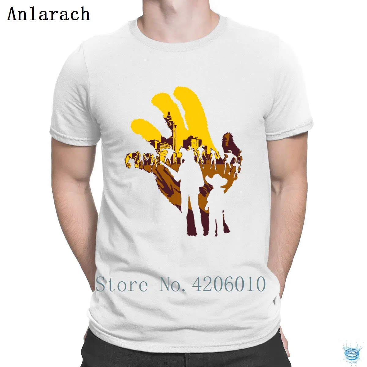 

Rick We Are The Walking Dead Tshirt High Quality Character Fun Comical Men's Tshirt Top Quality Sunlight Anlarach Size S-3xl