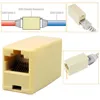 10Pcs RJ-45 SOCKET RJ45 Splitter Connector CAT5 CAT6 LAN Ethernet Splitter Adapter Network Modular Plug For PC Lan Cable  Joiner ► Photo 1/6