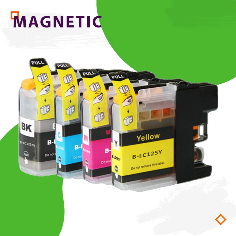 Compatible Ink cartridge for brother LC125 LC127 MFC-J4410DW J4510DW J4610DW J4710DW DCP-J4110DW printer lc 125 127 | Компьютеры и