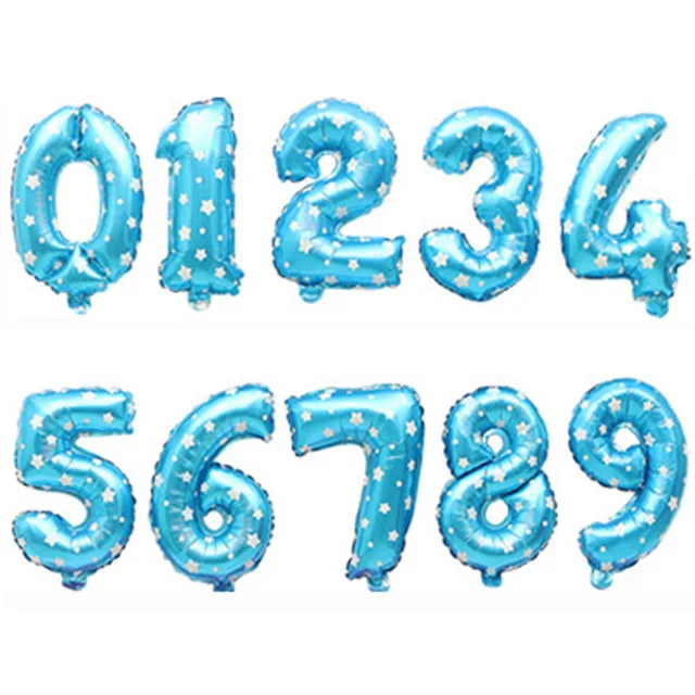 thumbnail image 1 of Globos de aluminio con números de 16 x 32 pulgadas para bodas, cumpleaños, decoraciones para fiestas, globos digitales de oro rosa, suministros para baby shower, 1 of 5