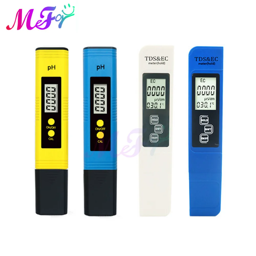 Digital PH /TDS/ EC Meter Tester Thermometer Pen Water Purity PPM Filter Hydroponic for Aquarium Pool Water Quality Monitor|PH Meters| - AliExpress