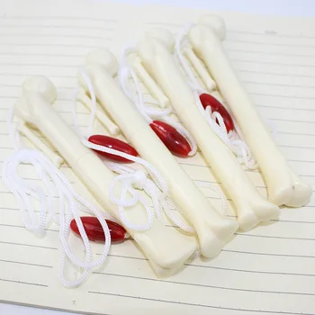 

C30 Office Stationery Personality Strange Hanging Rope Bone Pen Student Special Prize Creative Bone Ballpoint Pen