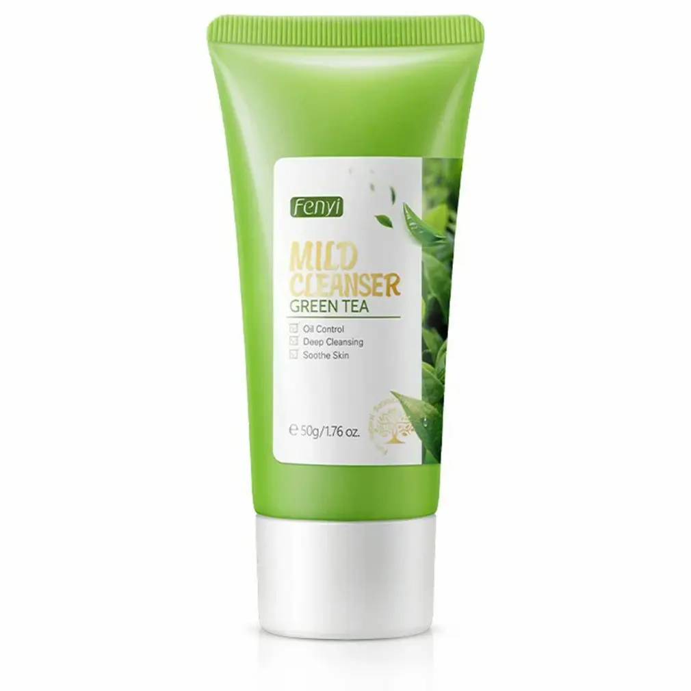 Fenyi Green Tea Cleanser Whitening Face Wash Reduce Acne Oil Control