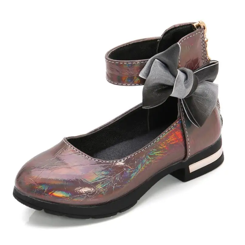 Детская обувь принцессы для девочек; сандалии на высоком каблуке; блестящие стразы; Enfants Fille; женская обувь под вечернее платье; кроссовки - Цвет: Qiang