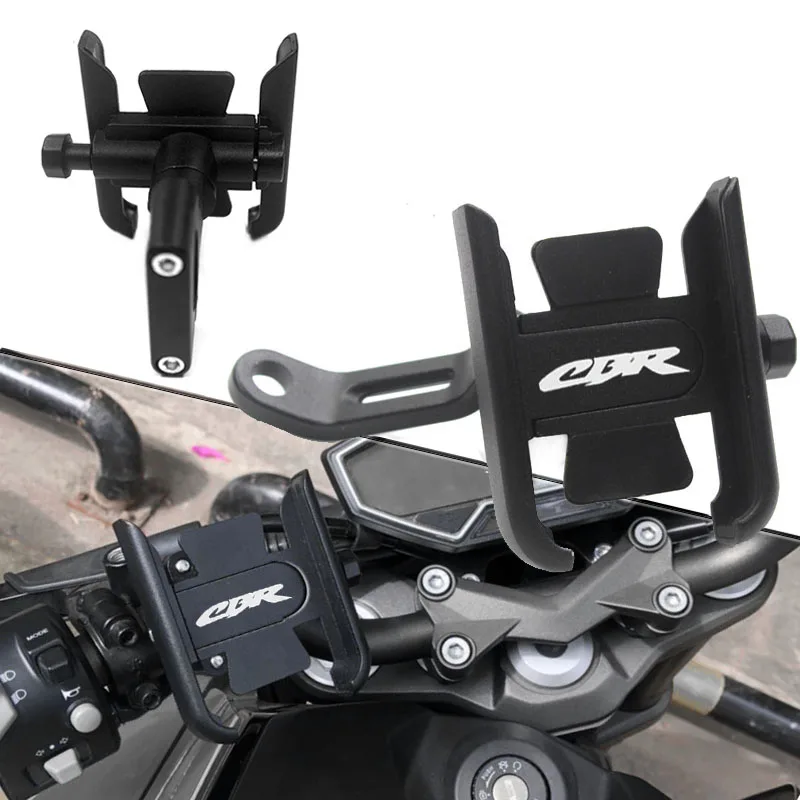

Для HONDA CBR600RR CBR1000RR CBR500R CBR300R CBR250R CB150R, мотоциклетный держатель на руль CNC, держатель GPS, подставка, кронштейн
